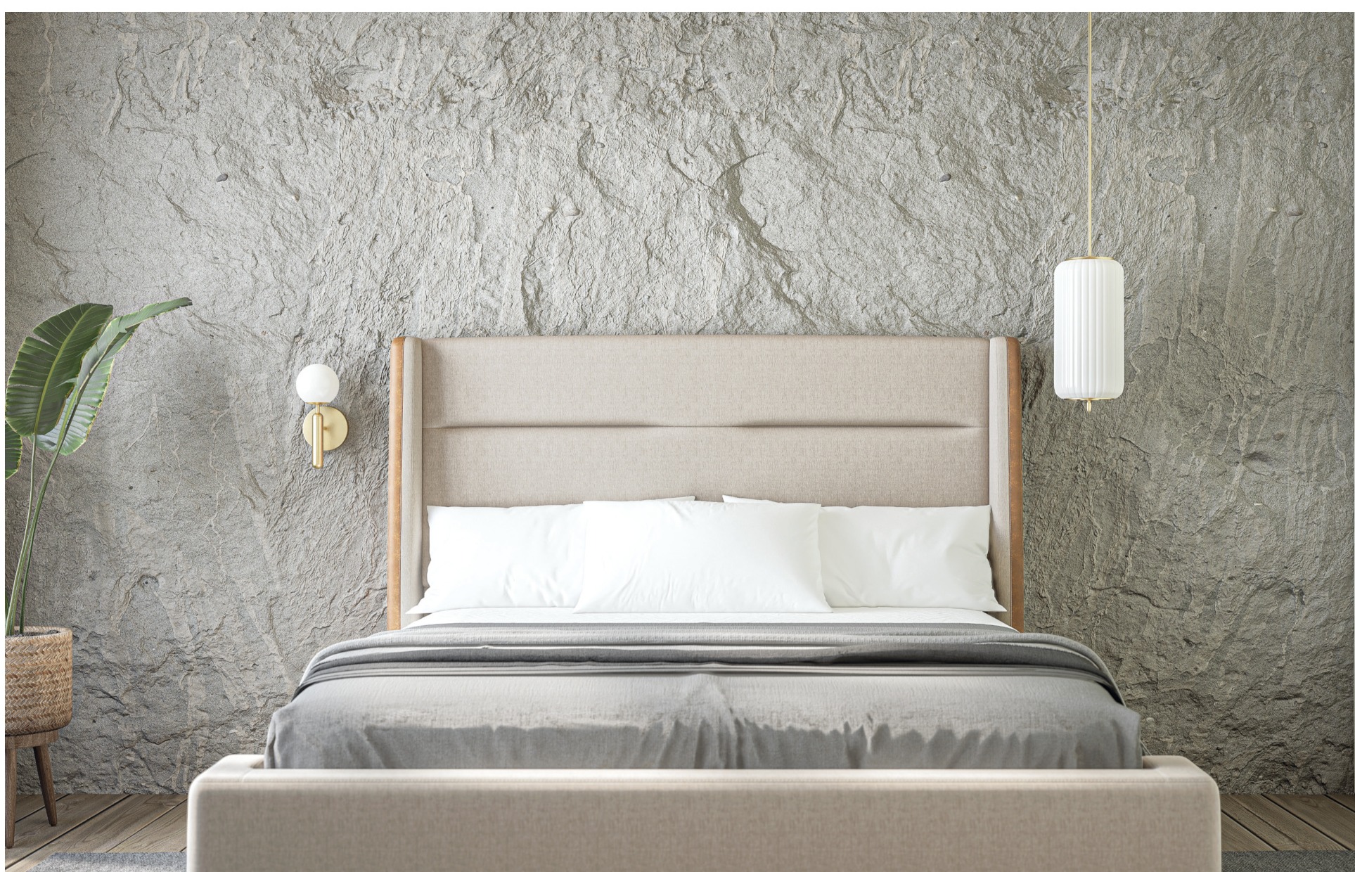 Cama Monza em ambiente