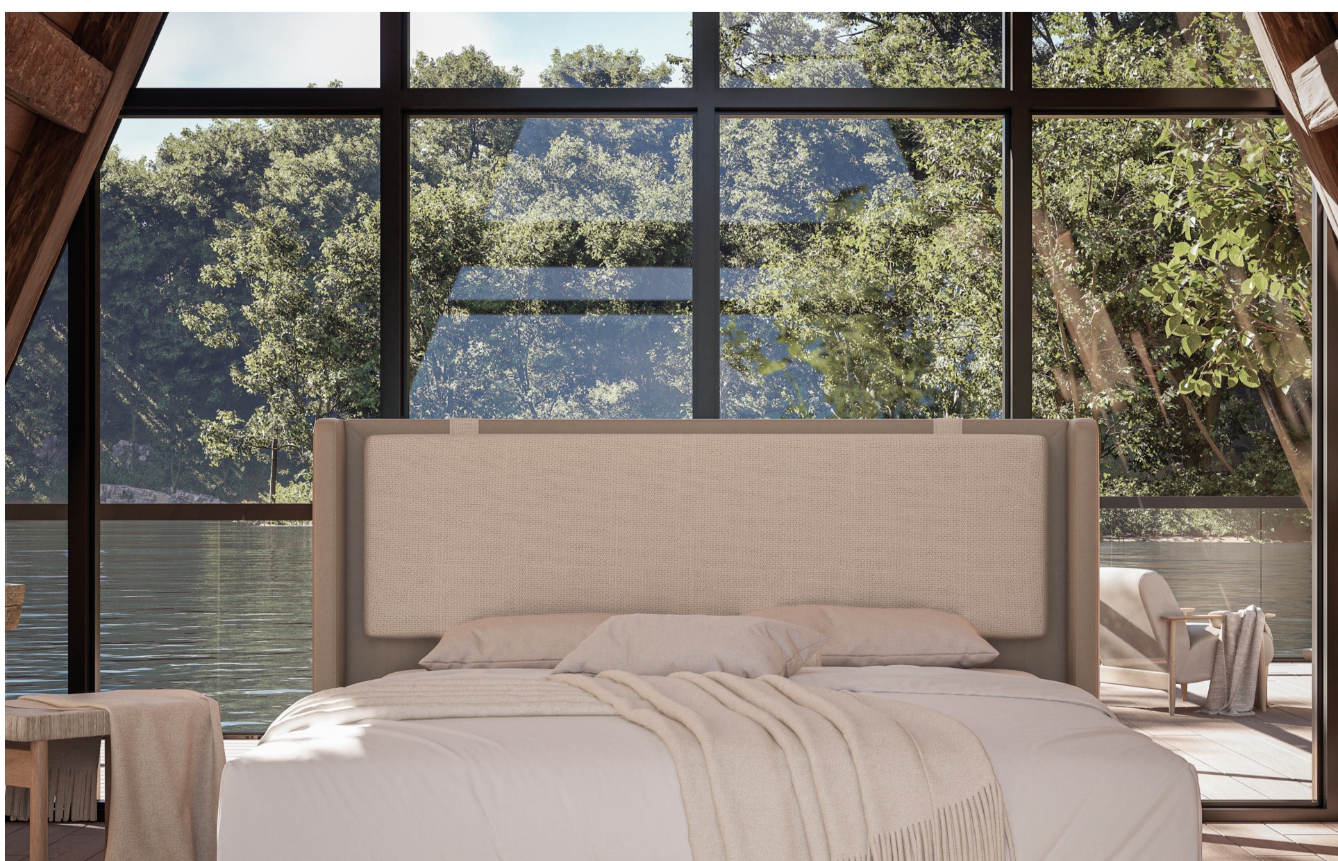 Cama Pier em ambiente