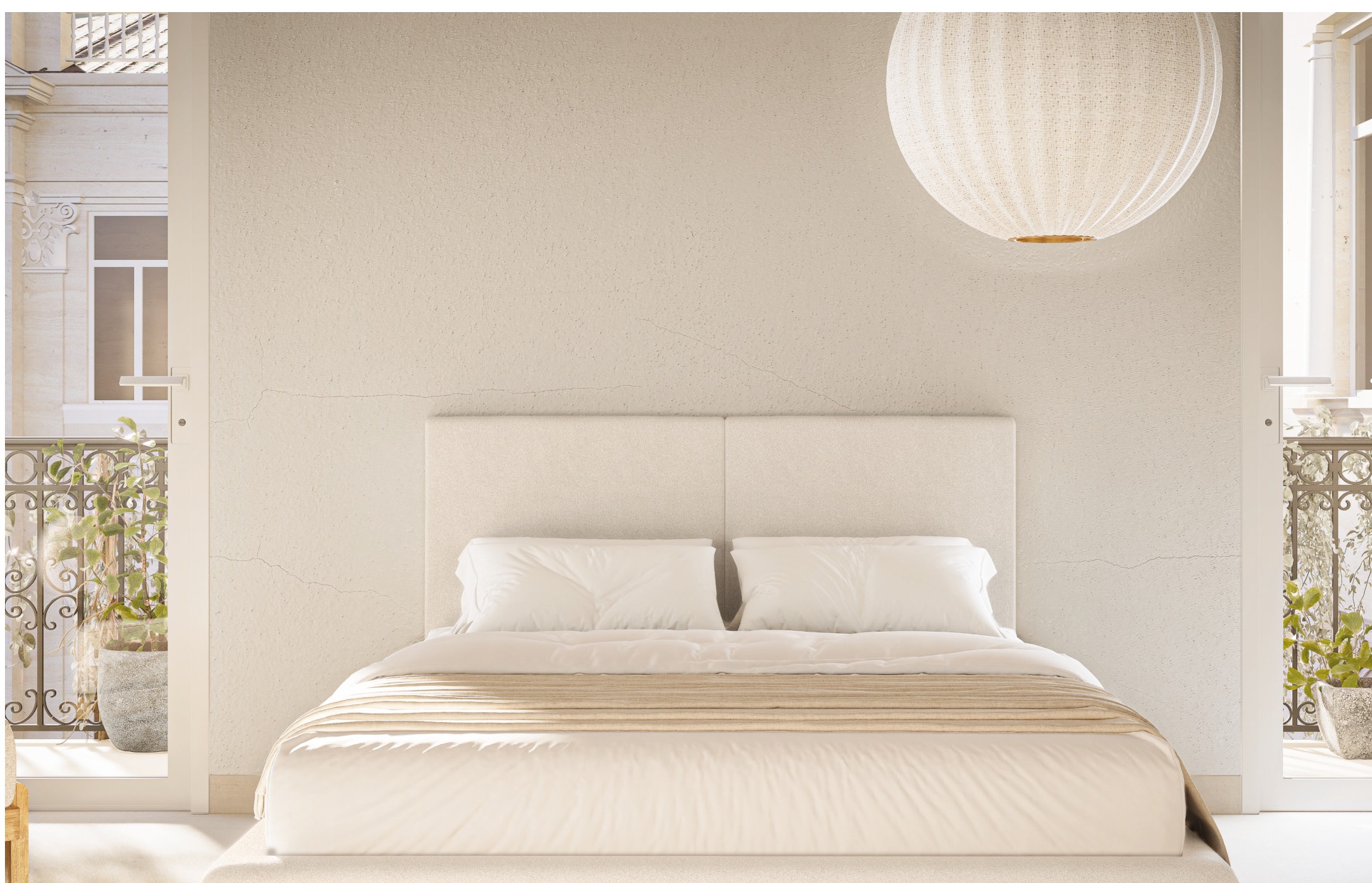 Cama Roma em ambiente