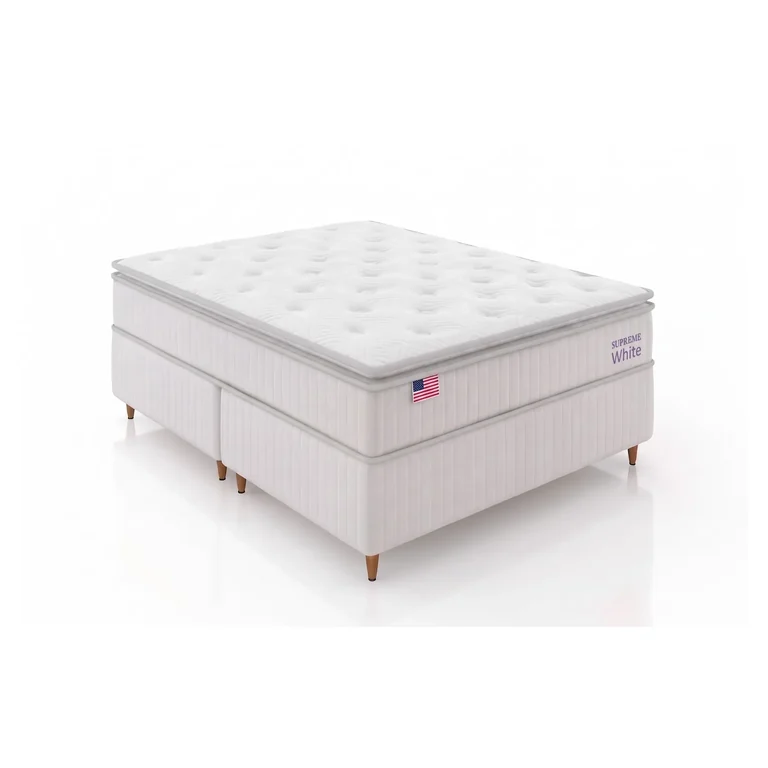 Colchão Supreme White com base